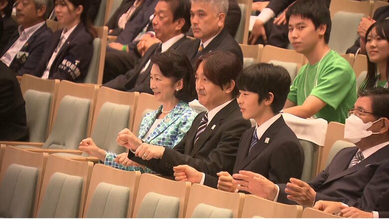 高校総合文化祭開会式　岐阜市　7月31日