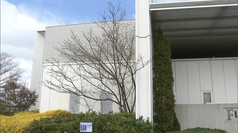 園の入り口付近に立つ”浜名湖桜”