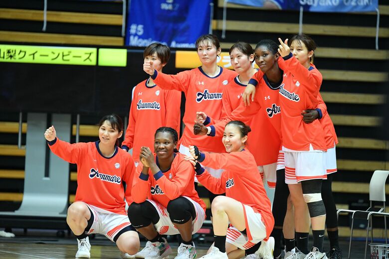 今季最後の試合を勝利で締め括ったアランマーレ秋田（1月7日、対山梨QB戦より）