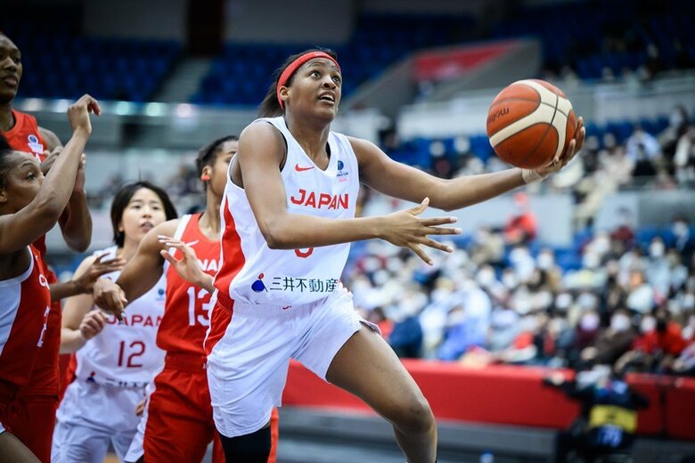 チーム最多得点を挙げた馬瓜ステファニー選手 (C)FIBA