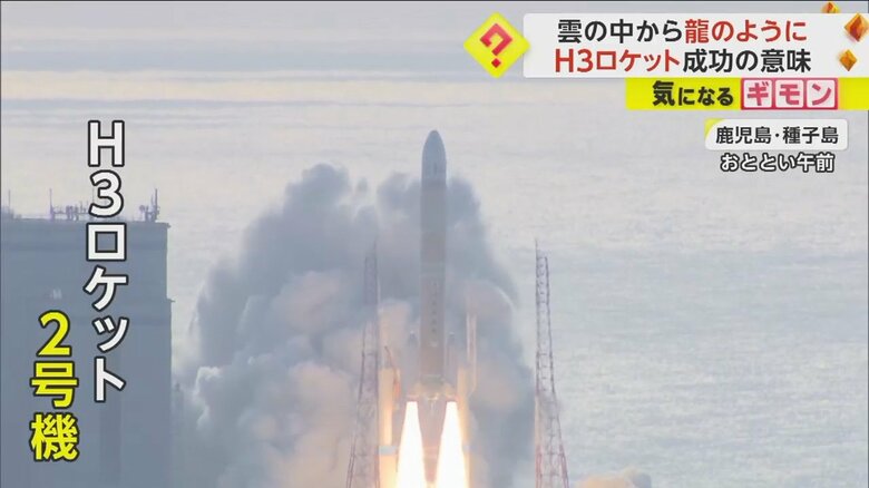 H3ロケット2号機打ち上げの瞬間④