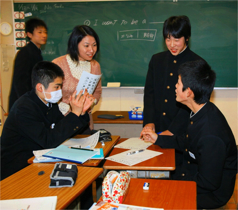 少人数学級導入のカギとなるのは教員採用だ（写真は山形県の中学校）