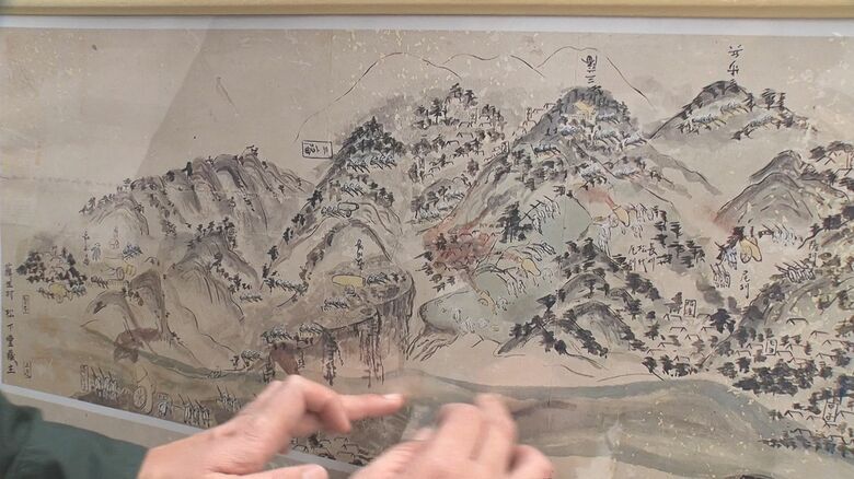 戊辰戦争時の様子が描かれた絵図