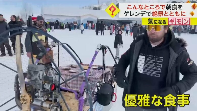 テーブルの上に並べられた優雅な食事