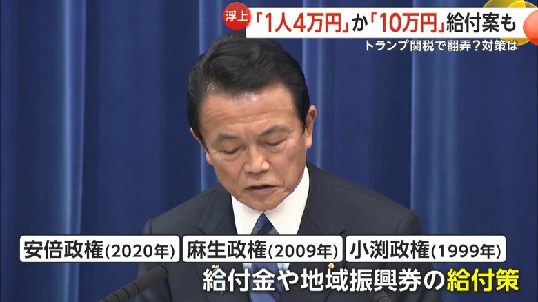 定額給付金の支給を行なった2009年の麻生政権