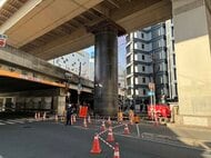 【速報】新御堂筋が一部通行止め・復旧のめど立たず「長さ約30メートル・直径約5メートルの鉄パイプ」が地中から十数メートル上昇　当時現場では下水道工事実施