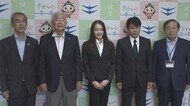 東京五輪内定を地元坂出市で報告 新体操・喜田純鈴選手 大舞台での活躍を誓う【香川・坂出市】