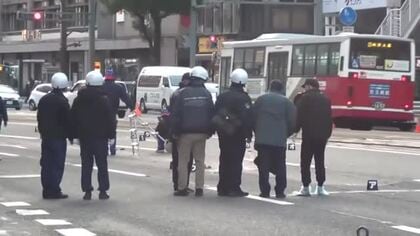 「路上に倒れていた人をひいてしまった」車２台にはねられ男性死亡　ひき逃げ事件も視野に捜査　広島市中区