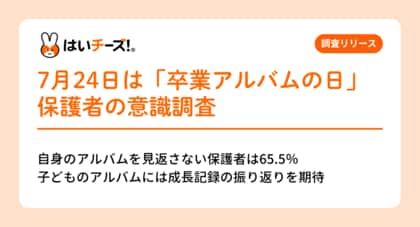 そのアルバム、誰のために残していますか？7月24日は「卒業アルバムの日」