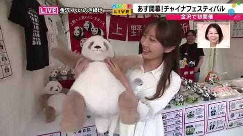金沢市で初開催！日中交流の『チャイナフェスティバル』パンダグッズやグルメが勢ぞろい