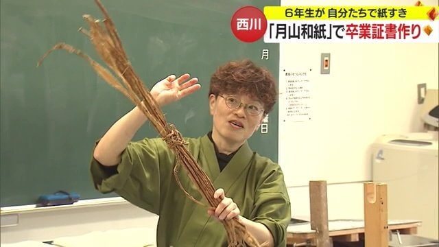 手ほどきをする渋谷尚子さん