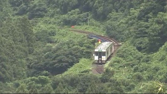 宮城と山形をつながくJR陸羽東線(資料)