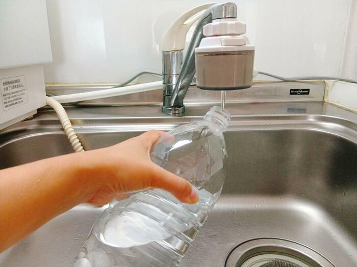 2リットルなら水を入れても重くなりすぎません