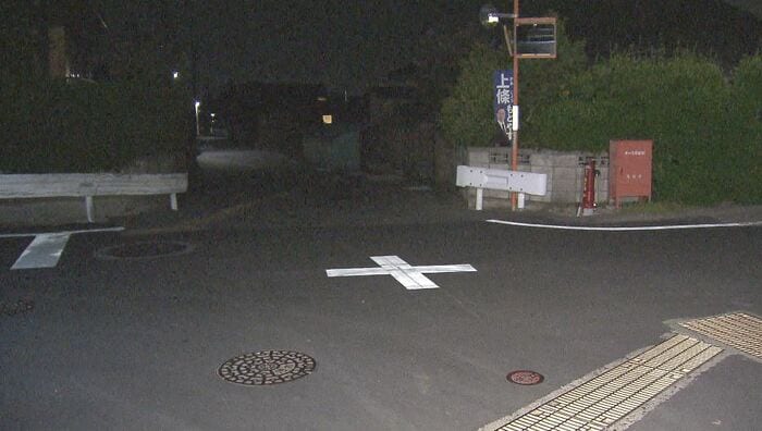 事故が起きた交差点(長野県塩尻市)