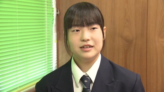 蘇南高校　3年・石垣綾音さん