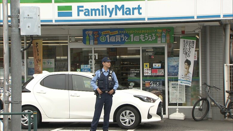 コンビニに“刃物”持った男が「レジの金を出せ」何も取らずに逃走　20代・身長170cmくらいでクロの上下に白いマスク　東京・小金井市｜FNNプライムオンライン