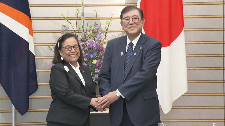 石破首相「処理水放出の安心高める」マーシャル諸島の大統領と会談　両国の協力と「深いキズナ」を確認｜FNNプライムオンライン