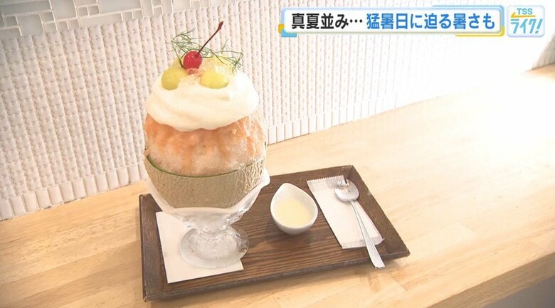 本格的な夏の暑さ到来…涼を求めてかき氷専門店へ！「救世主です！」熱中症対策で『塩』を使ったかき氷も！｜FNNプライムオンライン