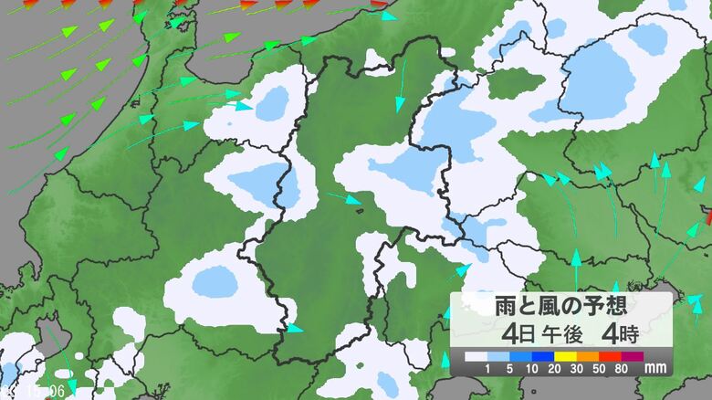 【大雨情報】関東甲信地方で「警報」発表地域が拡大する可能性　24時間予想降水量は関東地方北部・甲信地方100ミリ、関東地方南部60ミリ（4日午後6時まで　多い所で）｜FNNプライムオンライン