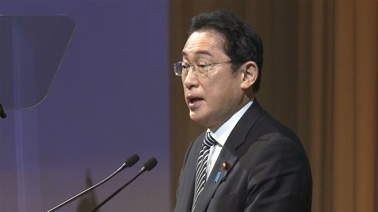 岸田首相「時代は憲法の早期改正を求めている」　自民党大会で強調｜FNNプライムオンライン