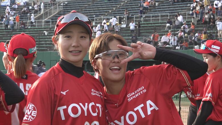 エース後藤希友が圧巻の投球…ソフトボール・トヨタレッドテリアーズが2年連続日本一「すごく安堵して涙が…」｜FNNプライムオンライン