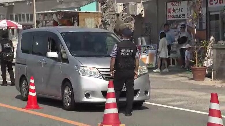 容疑者の男を立ち会わせ実況見分　3歳児死亡飲酒運転事故　福岡市｜FNNプライムオンライン