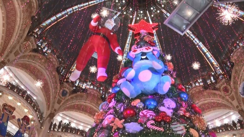 1年がかりで準備してきたというクリスマスデコレーション