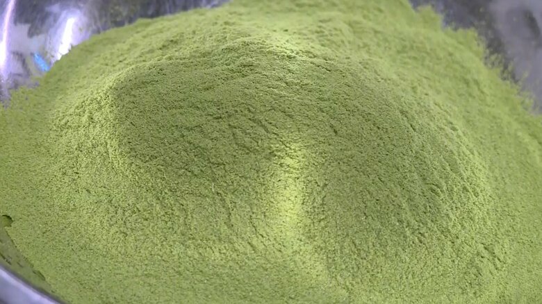 岡山特産のタケを粉末状にしたもの