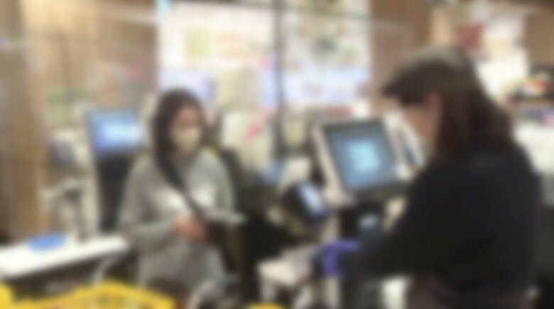 レジでの様子（イメージ）