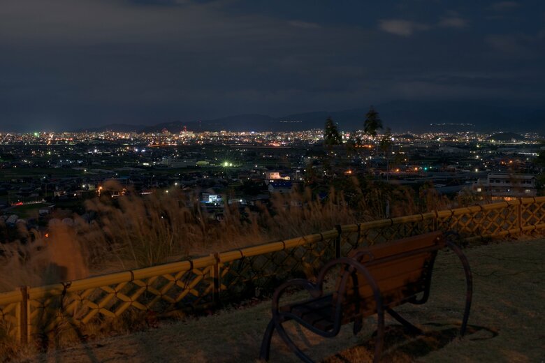 伊予灘SA・上りからの夜景