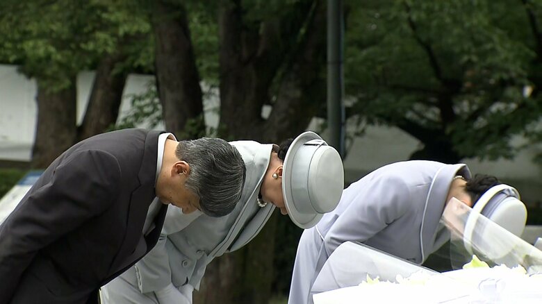 長崎の原爆落下中心地碑に献花　9月12日