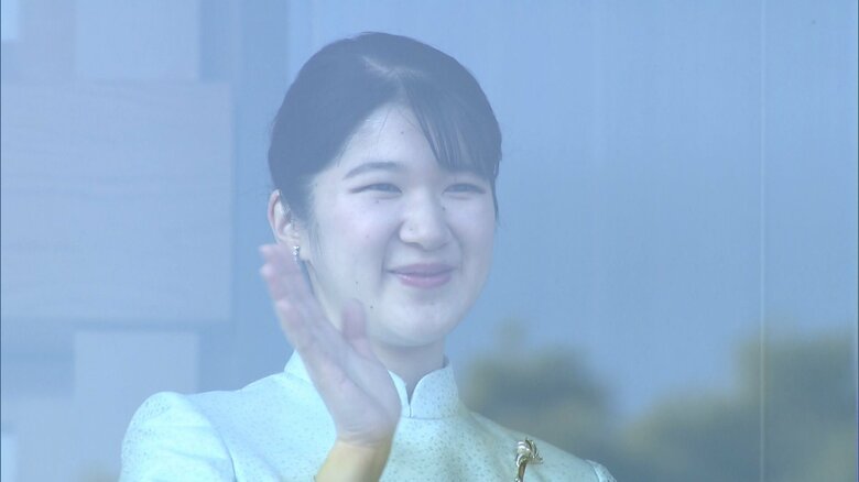 新年一般参賀に出席された愛子さま