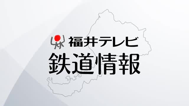 11日 JR越美北線は越前大野ー九頭竜湖間で終日運転取り止め