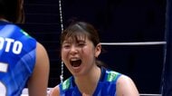 【速報】山田二千華、山口真季 ミドルブロッカーの活躍で2セット連取 3戦連続ストレートに王手【バレーボールアジア選手権 日本×ベトナム】