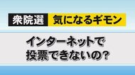 『衆院選 気になるギモン』インターネットで投票できないの?(熊本)