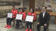 「市民に感動を」東京パラリンピック出場3選手に大分市長表彰 大分