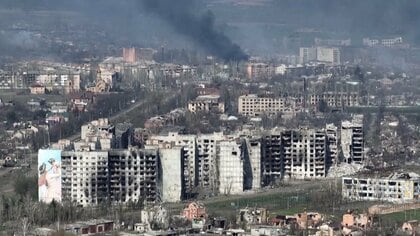 ロシア、バフムトの南北2カ所を奪ったと主張　「ワグネル突撃隊が前進に成功」国防省発表