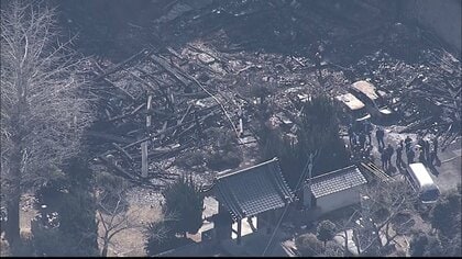 寺が全焼し4人死亡…小学生男女2人含む家族5人と連絡とれず「助けて」と女性から通報　住宅も燃える　山口・下関市