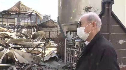 「二度とこういう思いは」大船渡の3.11 山林火災の爪痕残る中で祈り 津波被害から再建も住宅が全焼…“二重被災”で厳しい現実に 東日本大震災から14年【岩手発】