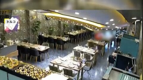 「みんな大丈夫か？」ケバブ店で天井崩落の瞬間　断食明けの食事準備中　直前に異変…間一髪で避難　トルコ