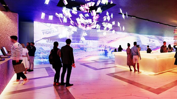 新ホテルの内観予想図(提供:エスコン)