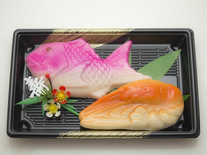 こちらが「口取り」。見た目は魚介類だが菓子だ(画像提供:和創菓ひとひら)