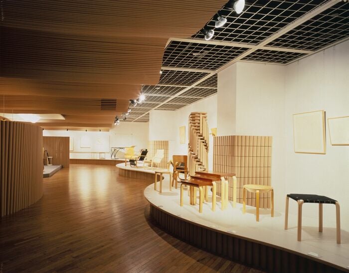 アルヴァ・アアルト展 Alvar Aalto Exhibition Photo: Shimizu Yukio(清水 行雄) Courtesy of Shigeru Ban Architects