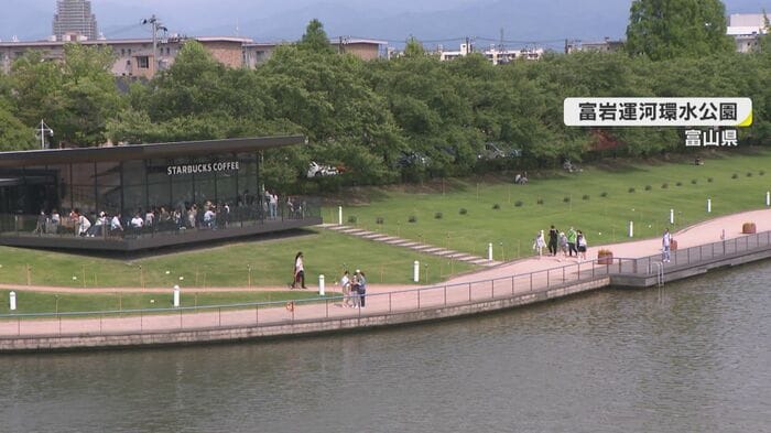 富山県の富岩運河環水公園