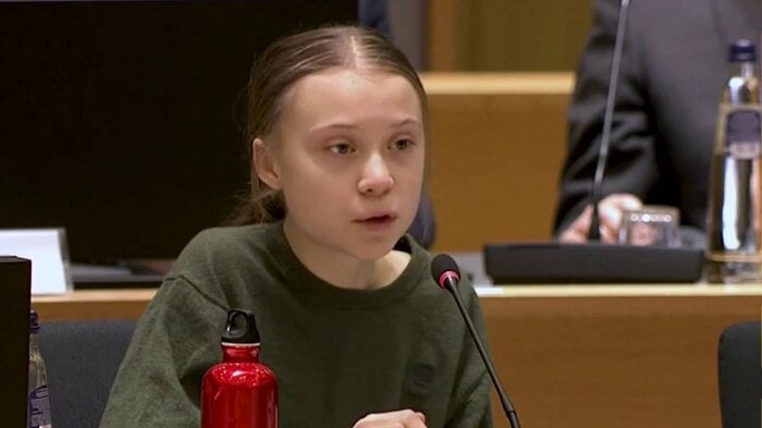 スウェーデンの環境活動家、グレタ・トゥンベリさん