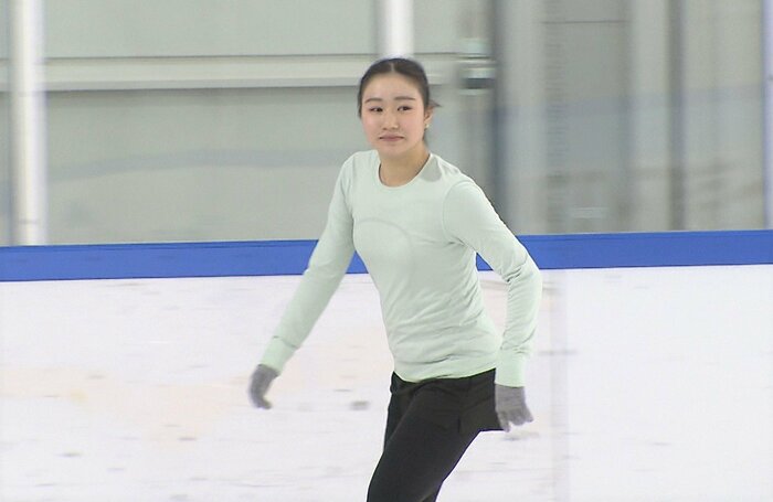 練習に励む河辺