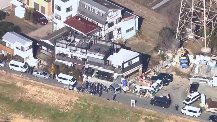 強盗殺人事件のあった住宅(東京・狛江市)