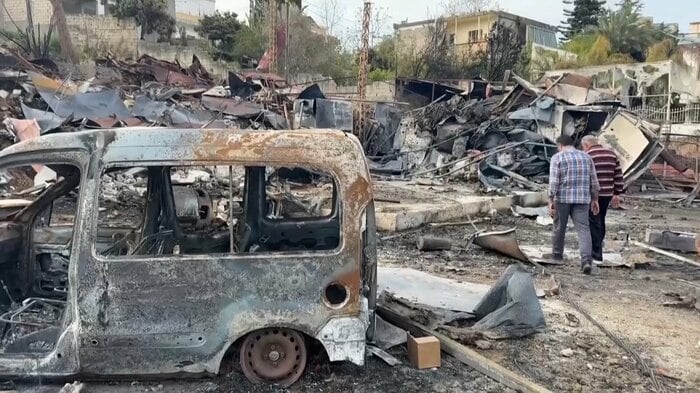 イスラエルとレバノンは4月17日から10日間の停戦に入った（レバノン南部・4月17日）