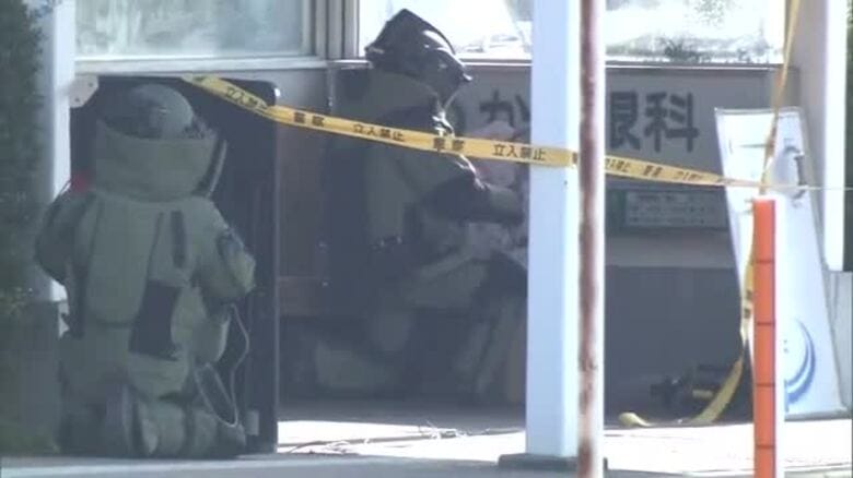 日曜日の官庁街が一時騒然…バス停に不審物放置も「危険物ではない」と判明　秋田市｜FNNプライムオンライン