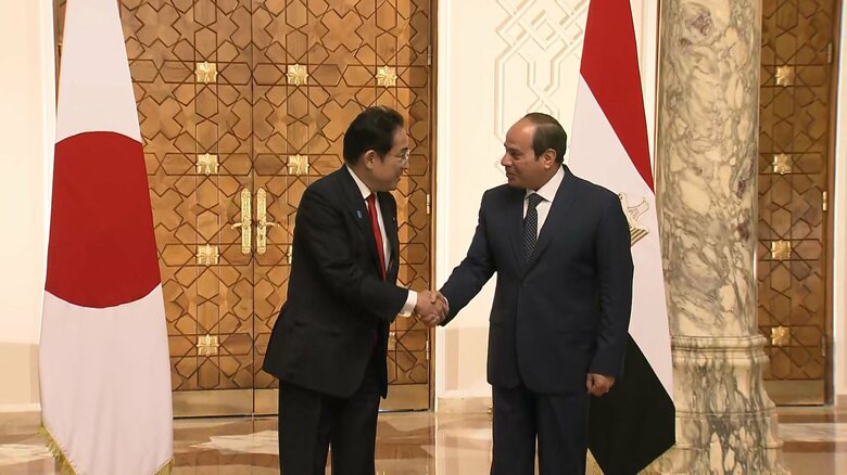 【速報】岸田首相がエジプト大統領と会談　同行記者がポイント解説｜FNNプライムオンライン